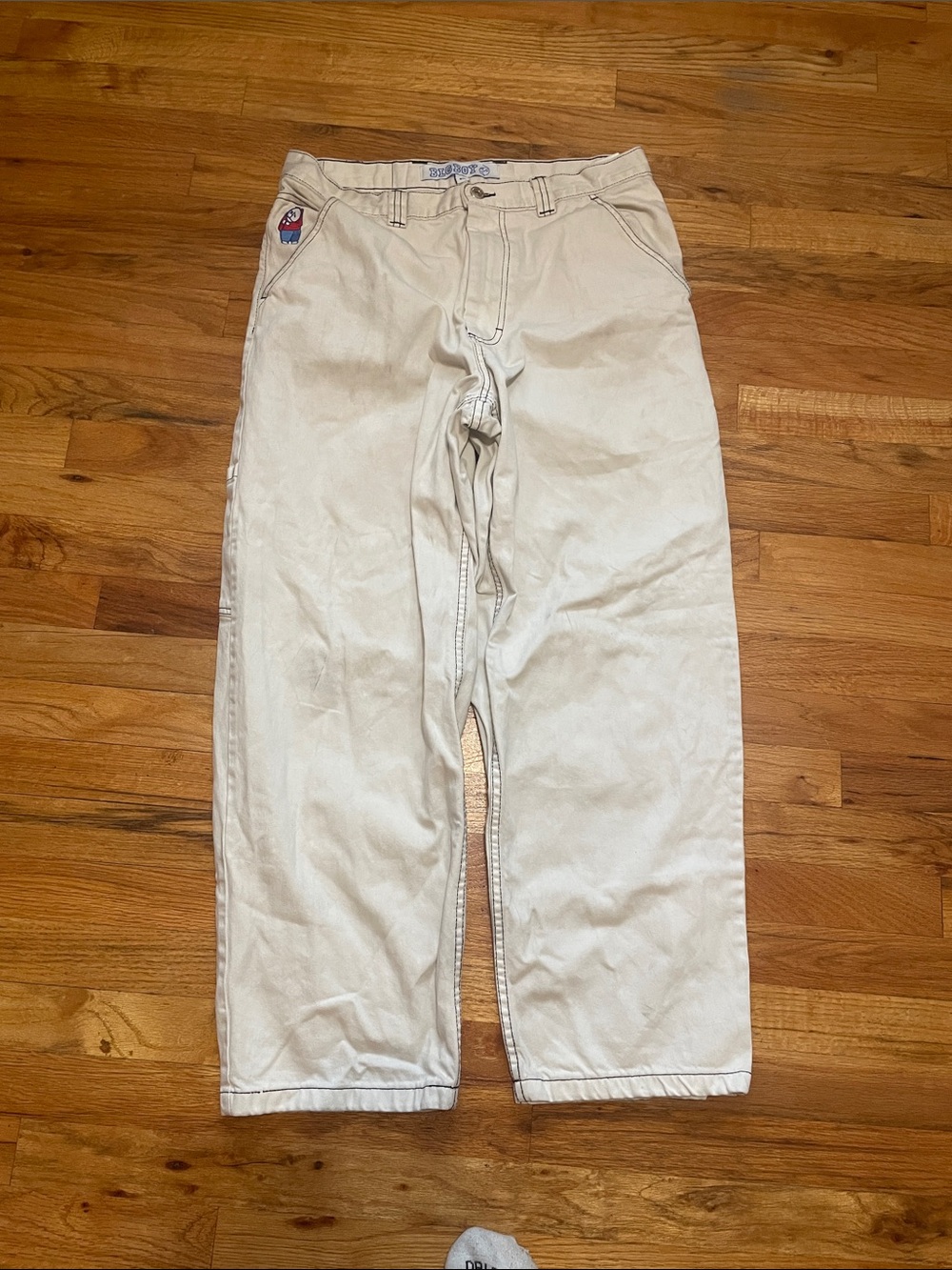 polar big boys Men's Beige Cotton Work Pants - Unbranded